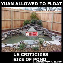Chinese currency floats Chinese currency floats